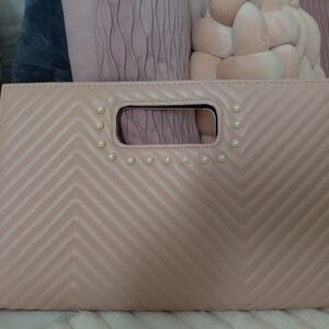 Elegant Pink Quilted Handbag